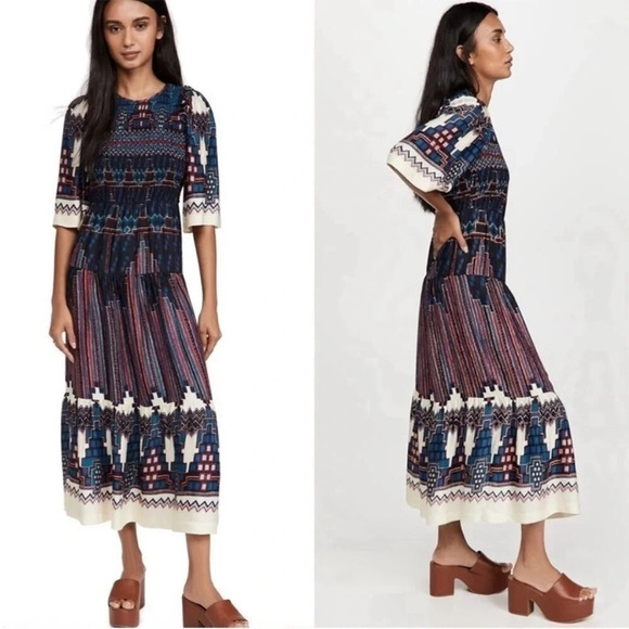 Ba&sh Mandi’s boho printed midi dress - Picture 6 of 16